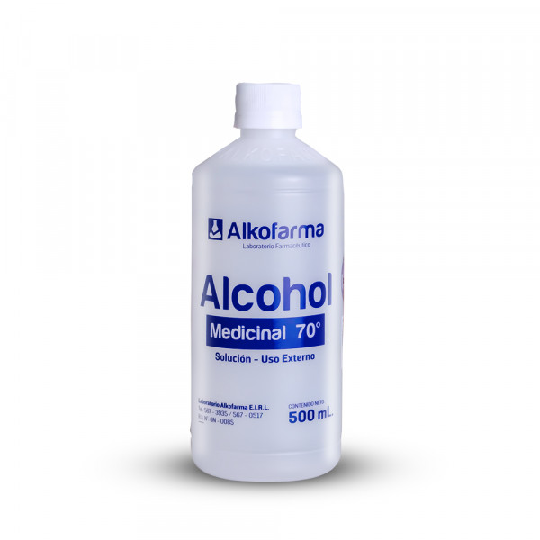 Alcohol medicinal 70 x 500 ml Alkofarma