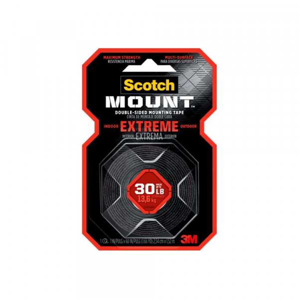CINTA DE MONTAJE EXTREMA 414H 1PULG X1.52MT SCOTCH
