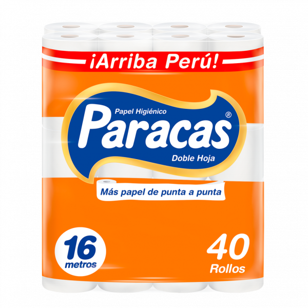 PAPEL HIG BL DH GOF NARANJA 16M X40 PARA