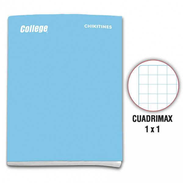 CUAD ENGRAP CUADRIMAX 1X1 80H CELESTE CHIKITINES COLLEGE