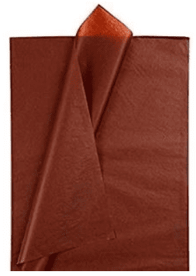 Papel seda marron x 3 unidades