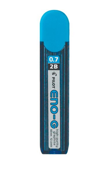 Minas eno 2b  0.7mm estuche x 12 unidades Pilot
