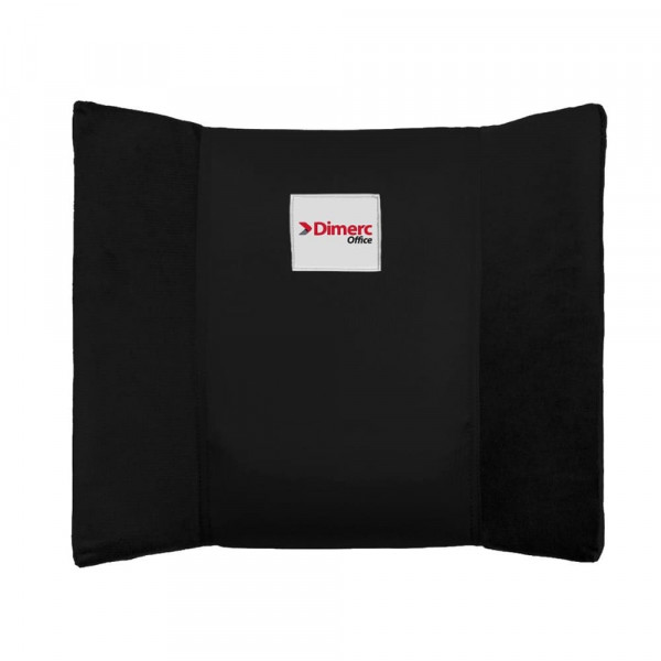 COJIN SOPORTE LUMBAR CON GEL DIMERC NEG
