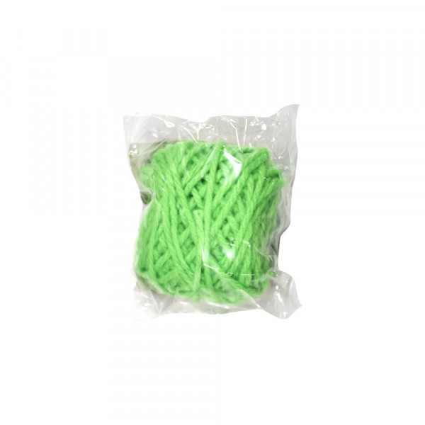 Lana gruesa ovillo verde limon x 10 gramos