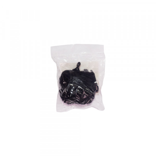 Lana gruesa ovillo negro x 10 gramos