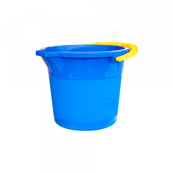 BALDE PLASTICO CON PICO AZUL 17 LT HUDE