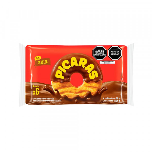 Galleta Pícaras clásica 38 gr pack x 6 und Winters