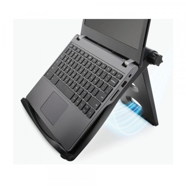 Base Notebook Easy Riser EQ SmartFit, Mat. reciclado Negro Kensington