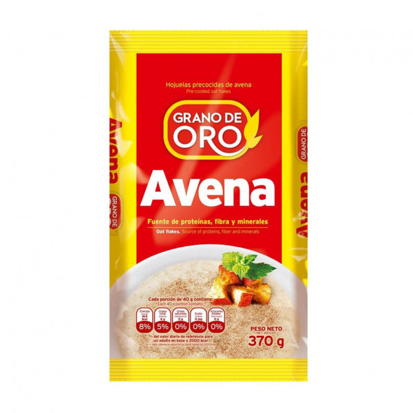 Avena 370 gr Grano de Oro