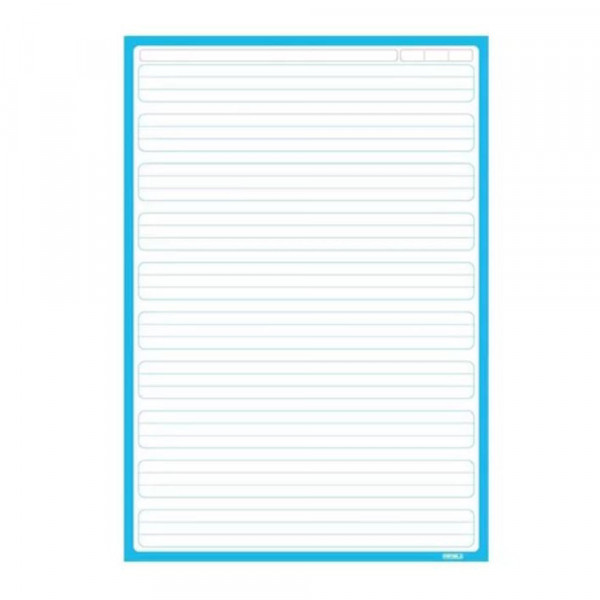 Papelógrafo triple renglón 61 x 86cm rollo x 3und