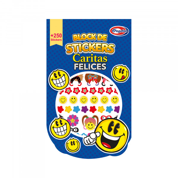 Block de Stickers Caritas Felices