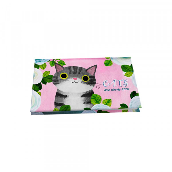 Calendario de escritorio 2026 Cats