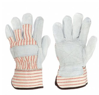 GUANTES C/PAL CUERO XG GRIS POL GUNN PR