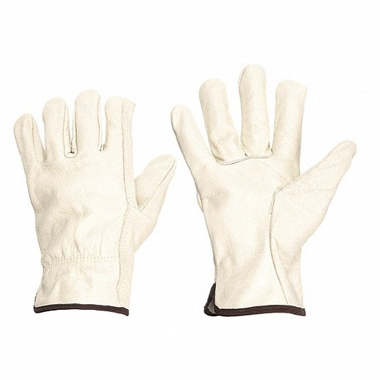 Guantes de cuero multiproposito crema Condor talla M
