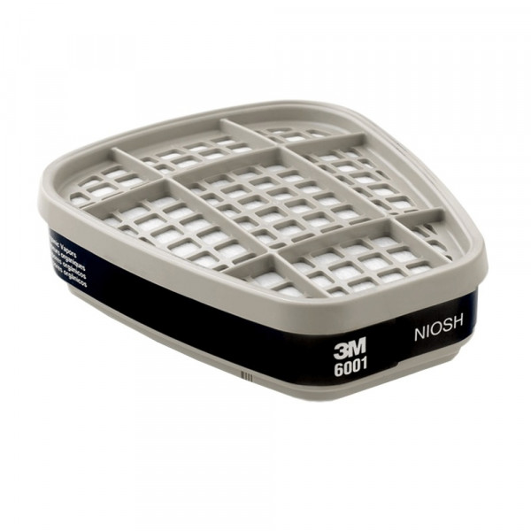 Cartucho contra vapor organico negro 6001 PAR 3M
