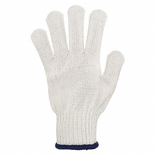 Guante tejido anticorte blanco MCR Safety