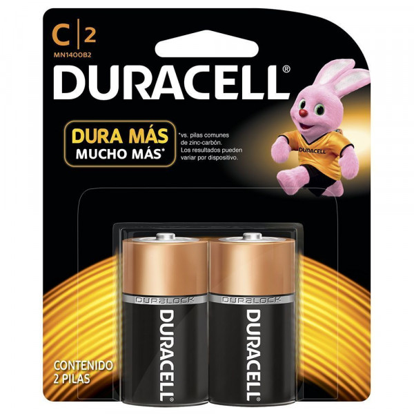 Pila C x 2und 1.5v Duracell