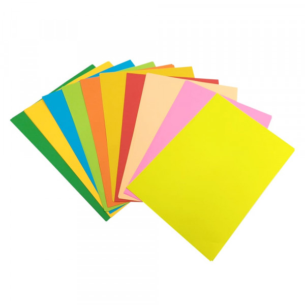 PAPEL BOND ARCOIRIS A4 70GR 100H (10 COL) ATLAS MAQ