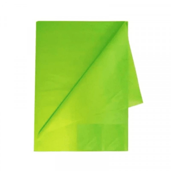 Papel seda verde limon x 3 unidades