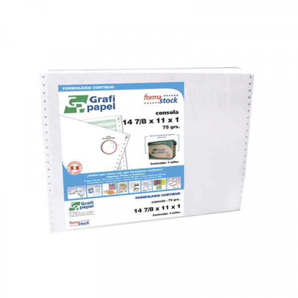 CONSOLA 14 7/8X11X1, 75 GR 1 MILL GRAFIPAPEL