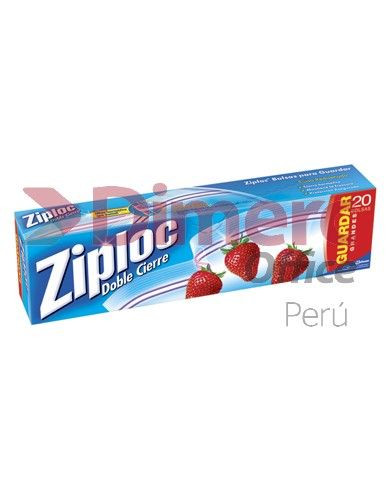 Bolsas guardar grande 26.8x27.3cm x 20 unidades Ziploc