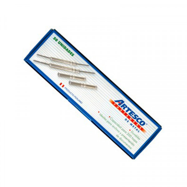 Fastener metalico caja  x 50 unidades Artesco