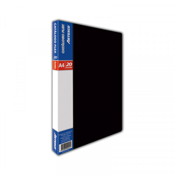 CATALOGO A4 X 20 FUNDAS NEGRO FLEX ARTESCO