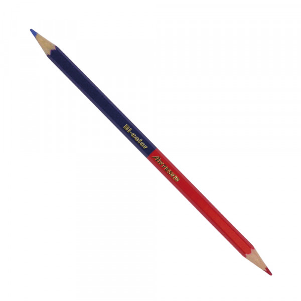 LAPIZ BICOLOR AZUL/ROJO ARTESCO