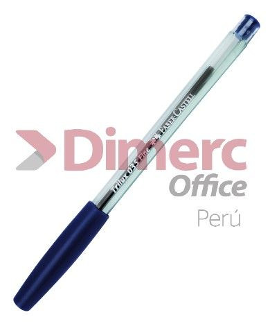 Lapicero azul 035-F 0.8 mm Trilux Faber Castell