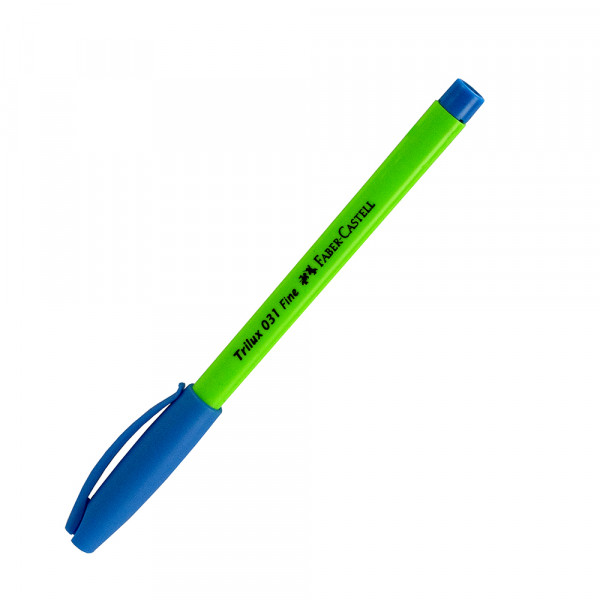 Lapicero azul 031-F trilux 0.8 mm Faber Castell