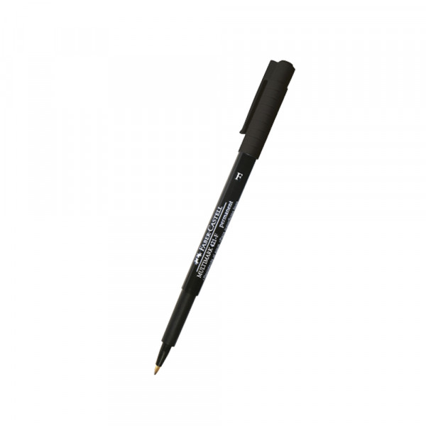 Plumon permanente 421-f negro Faber Castell