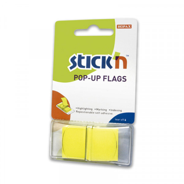 Banderitas adhesivas amarillo neon x 50 unidades Stick In