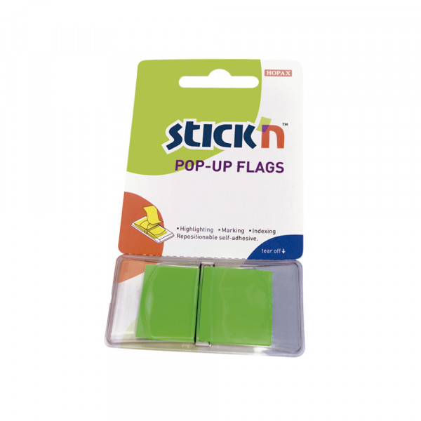Banderitas adhesivas verde neon x 50 unidades Stick In