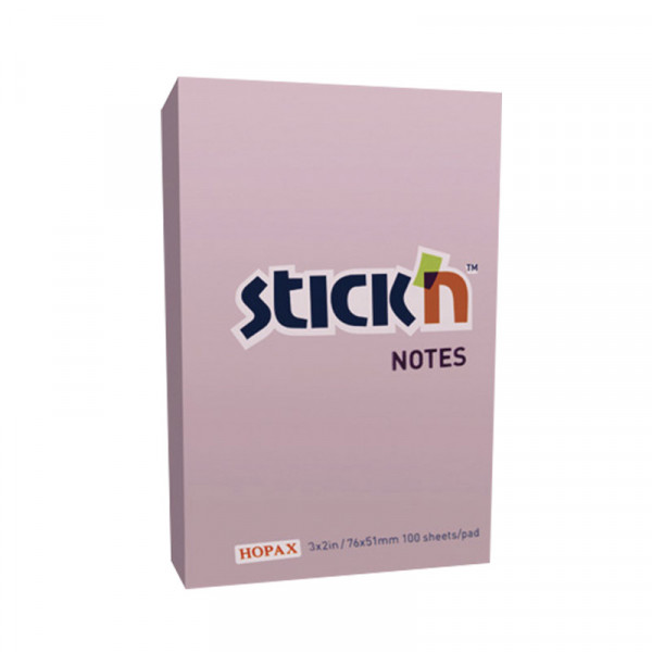 Notas adhesiva 3x2 100 hojas rosado Sstick in