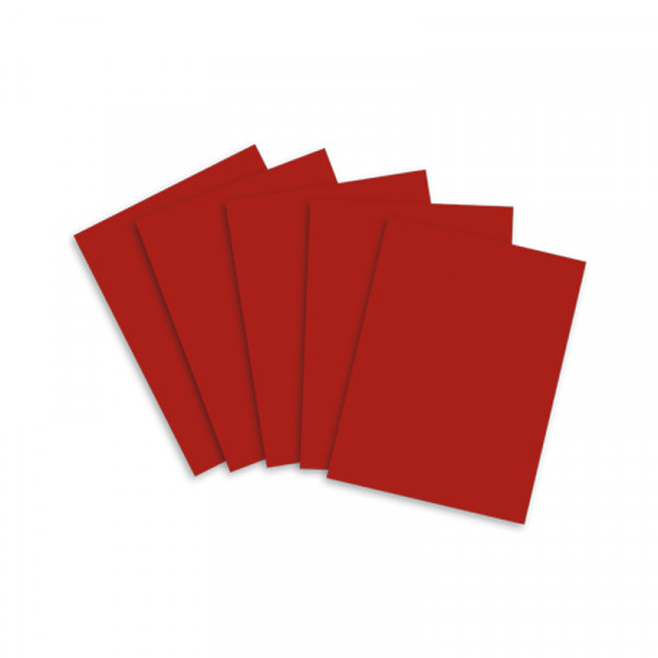 Cubierta plastificada A4 rojo x 100 unidades