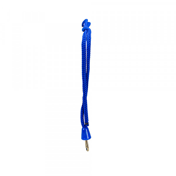Cintillo tipo cordon para fotocheck x 100 und azul