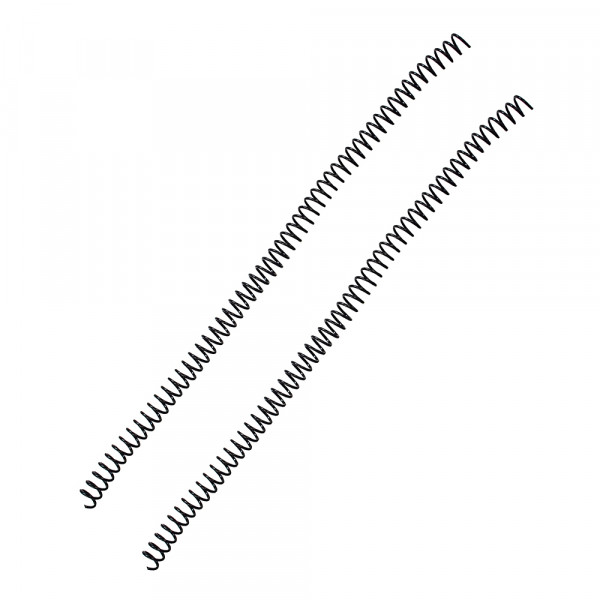 Espiral plastico 20mm (120h) x 50 und negro
