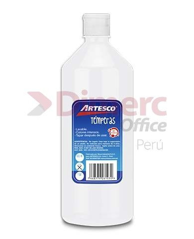 TEMPERA  X 1 LITRO BLANCO ARTESCO