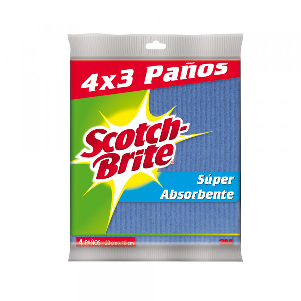 PAÑO ABSORBENTE (ANA) PACK X 4 UN SCOTCHBRITE