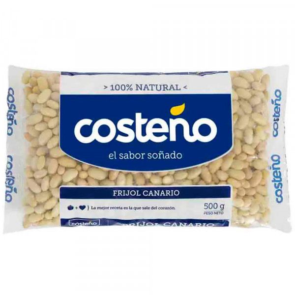 Frejol Canario 500 gr Costeño