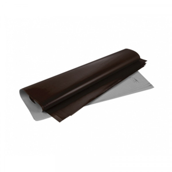 PAPEL LUSTRE COLOR MARRON X 25 UNID