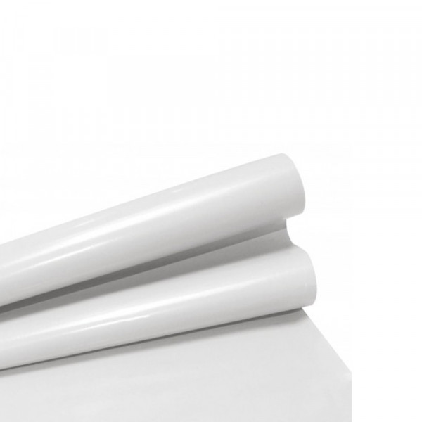 Papel lustre color blanco paquete x 25 unidades
