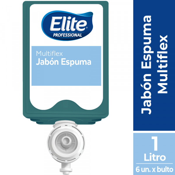 JABON ESPUMA MULTIFLEX 1 LT ELITE