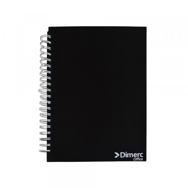 CUADERNO D/RING CUADRIC A4 120H T/D NEGRO DIMERC