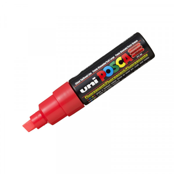 MARCADOR TIPO TEMPERA POSCA PC 8K ROJO FLUORESCNTE