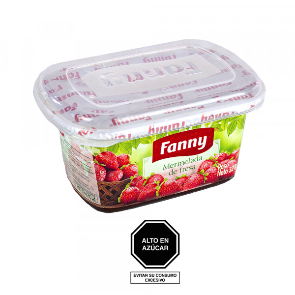 MERMELADA DE FRESA TAPPER 320 GR FANNY