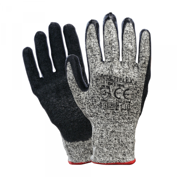 Guantes Multiflex cut 5 talla L x par Steelpro