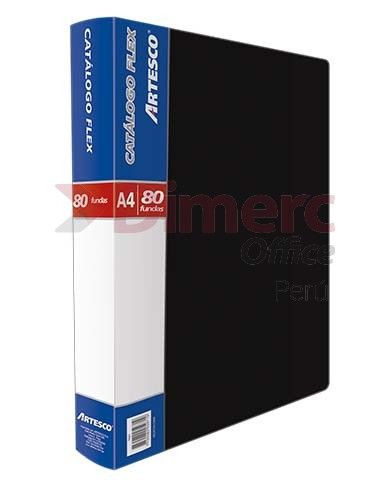 Catalogo A4 x 80 fundas negro flex Artesco