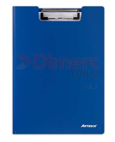 Folder flex con sujetador superior A4 color azul Artesco