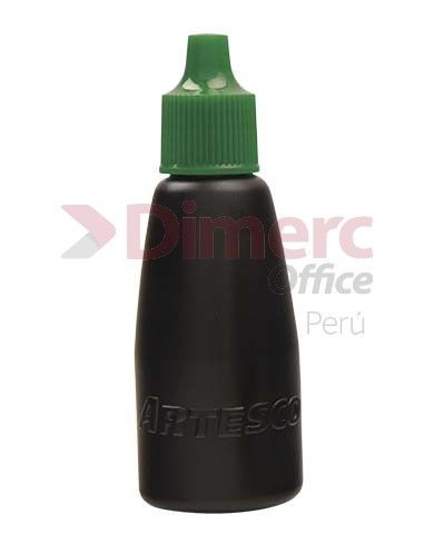 Tinta para tampon verde 30cc Artesco